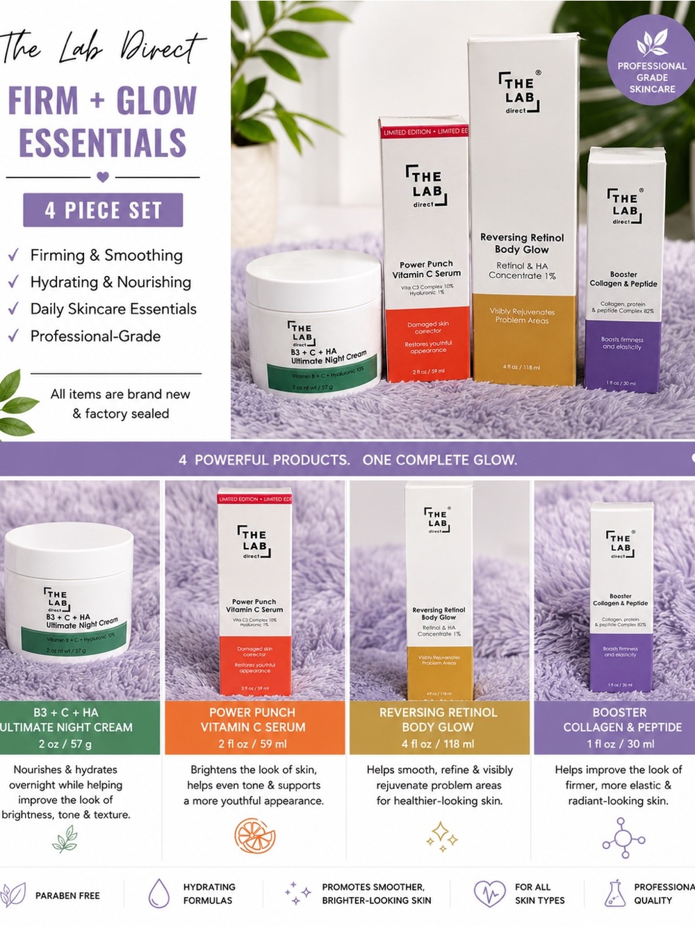 ✨ The Lab Direct Firm + Glow Essentials Bundle ✨